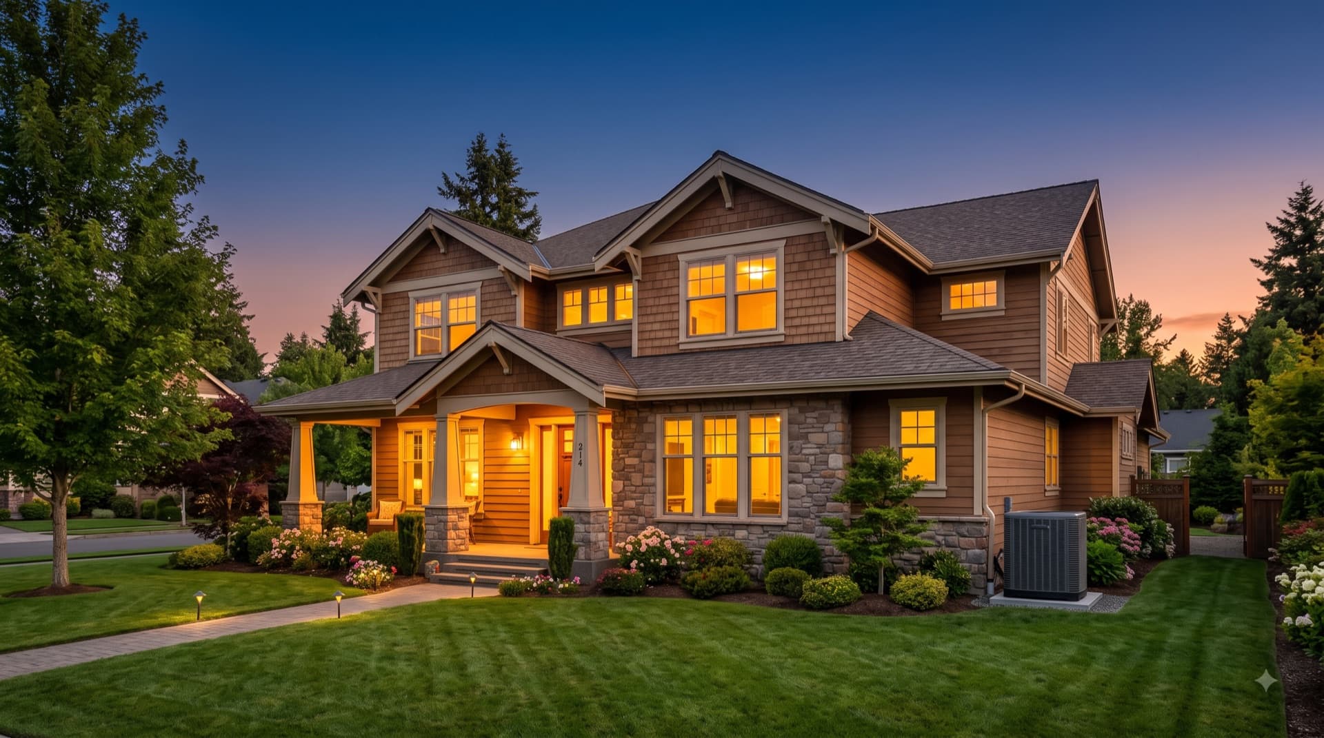 Modern Austin home with NorthPeak HVAC system